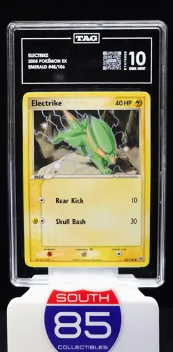 Emerald Electrike EX 48/106 Pokemon English 2005 Tag 10 PSA 10 - Image 1