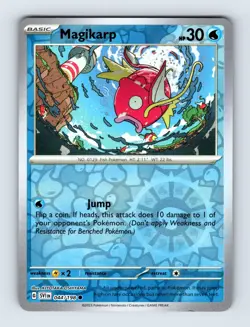 Magikarp - Scarlet & Violet Base Set 044/198 - Rev Holo - NM - Pokemon TCG - Image 1