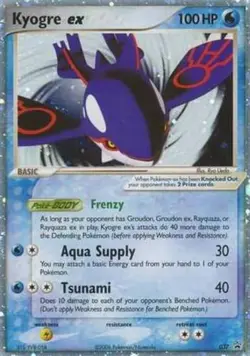 Damaged Kyogre ex - 037 - EX Collector's Tins Pokemon Nintendo Promos - Image 1