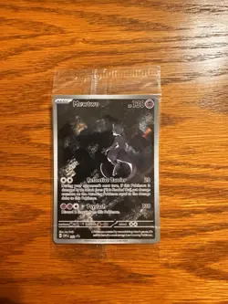 Pokemon - Mewtwo SVP 052 Black Star Promo Scarlet & Violet 151 Promo NM *SEALED* - Image 1