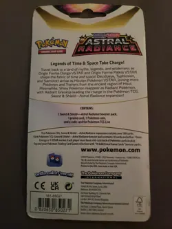 Astral Radiance Single Booster Pack Blister w/ Coin 2022 SW&SH Pokemon TCG - Image 3