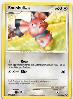 Snubbull Common Great Encounters 84/106 NM Pokemon - Image 1