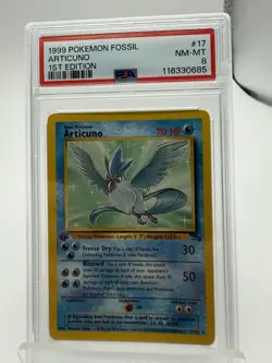 1999 Pokemon Articuno 1st Edition #17 PSA 8 - Image 1