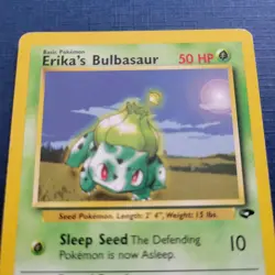 Pokemon Erika's Bulbasaur 39/132 Gym Challenge Regular MP/LP *FREE SHIPPING* - Image 2