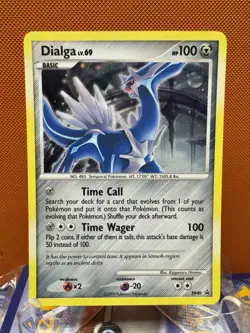 Pokemon Dialga Holo D&P Black Star Promo DP49 NM 1026 - Image 1