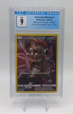 Armored Mewtwo Black Star Promo SM228 CGC 9 English Pokemon 2019 Sun & Moon - Image 1