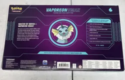Pokemon TCG Vaporeon VMAX Premium Collection Box New Factory Sealed RARE 820650101618 - Image 2