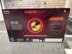 Pokemon TCG Eevee Evolution FLAREON VMAX Premium Collection Sealed Box MISPRINT 820650101618 - Image 4