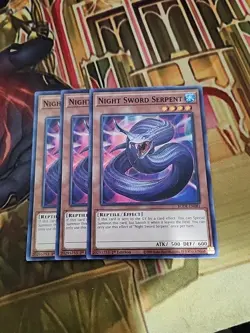 3X Night Sword Serpent BODE-EN081 Common 1st Edition NM Yugioh - Image 1