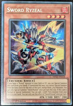 Sword Ryzeal Secret Rare MP25-EN118 1st Edition - NM - Yu-Gi-Oh! - Image 1