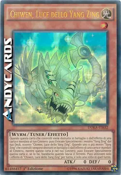 CHIWEN, LUCE DELLO YANG ZING (Light Of The) Ultra R • DUEA IT032 • 1Ed • Yugioh! - Image 1