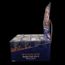 (8) ONE PIECE TCG Double Pack Set 9 The Azure Seas Seven FACTORY SEALED DISPLAY - Image 2