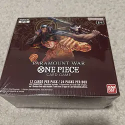 One Piece TCG Paramount War Booster Box (OP-02) Factory Sealed English - Image 1