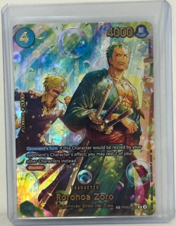 One Piece CCG Roronoa Zoro PRB02-006 OP14 The Azure Sea’s Seven Special Print - Image 1