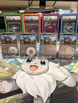 Pokemon S-Chinese Gem Pack CBB1C Lechonk 4 card lot - US Seller! - Image 1