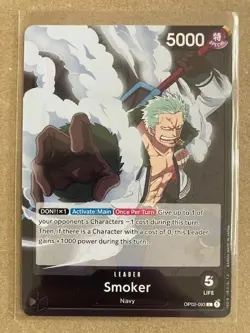 ONE PIECE Card Game - SMOKER OP02-093 Paramount War - Pack Fresh! - Image 1