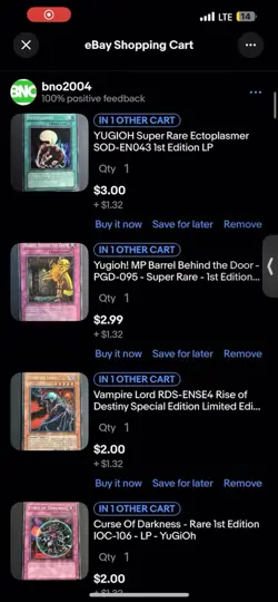 Yugioh Card lot of 15 cards, random list and condition - Image 1