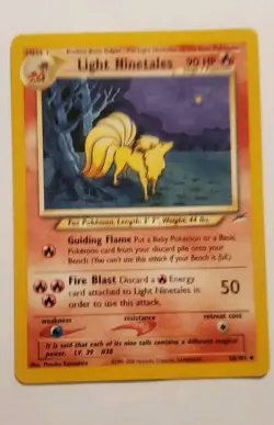 Pokemon Card - Light Ninetales Neo Destiny 50/105 Uncommon - Image 1
