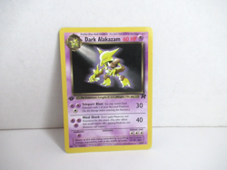 Pokemon TCG Dark Alakazam Card 18/82 First Edition NM Non Holo - Image 1