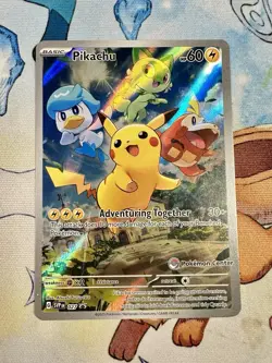 Pikachu - 027 (Pokemon Center Exclusive) Sv: Scarlet & Violet Promo Cards Holo - Image 2