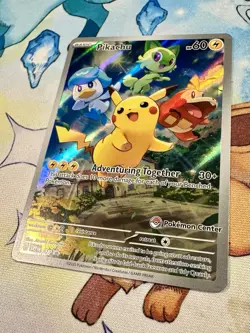 Pikachu - 027 (Pokemon Center Exclusive) Sv: Scarlet & Violet Promo Cards Holo - Image 3