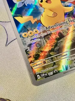 Pikachu - 027 (Pokemon Center Exclusive) Sv: Scarlet & Violet Promo Cards Holo - Image 5