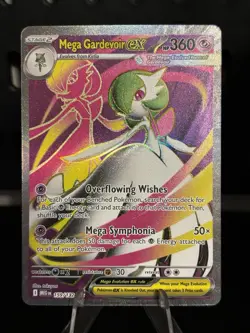 Pokemon TCG Mega Gardevoir EX 159/132 ME01 Mega Evolution Ultra Rare Holo Card - Image 1
