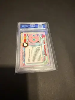 Topps Chrome Jigglypuff Pokemon Card #39 TV Animation Series Rainbow foil PSA 7 - Image 4