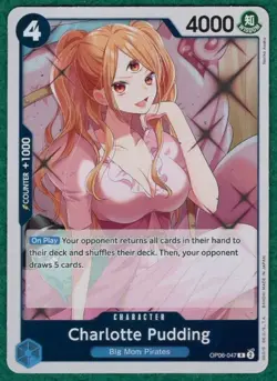 Charlotte Pudding (Foil) - Wings Of The Captain OP06-047 - One Piece CCG Card - Image 2