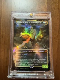 Magic: The Gathering Ghidorah, King of the Cosmos Foil Mythic Ikoria Mutate Card - Image 1