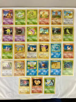 Pokemon WOTC Base Set Commons / Uncommons Complete Set 70 Card - Near Mint - VLP - Image 3