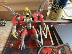 Complete Bakugan Mechtanium Surge Mechtogan Pyrus Zenthon 180G W/Card - Image 2