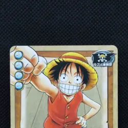 Luffy One piece Japanese TV Anime Card Game Bandai 2002 JF-01 Very Rare F/S - Image 3