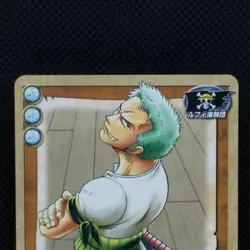 Zoro One piece Japanese TV Anime Card Game Bandai 2002 JF-02 Very Rare F/S - Image 3