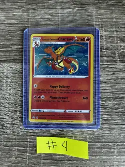 Special Delivery Charizard Pokemon Center Promo Card Holo (SWSH075) - SEALED - Image 1