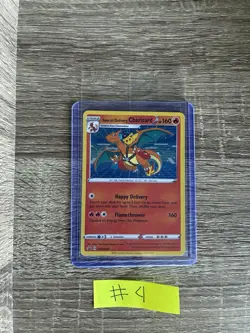 Special Delivery Charizard Pokemon Center Promo Card Holo (SWSH075) - SEALED - Image 2