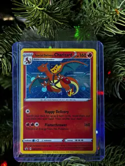 Special Delivery Charizard Pokemon Center Promo Card Holo (SWSH075) - SEALED - Image 3