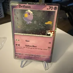 Drifloon Holo Pokemon Prize Pack Series 4 Promo Pokemon Card NM/LP Play Stamp - Image 1