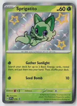 Sprigatito - 076 - SV: Scarlet & Violet Promo Cards Holofoil- PTCG - Image 1