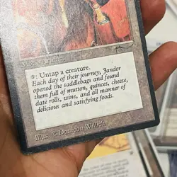 MTG Jandor's Saddlebags Arabian Nights Magic the Gathering MP - Image 3