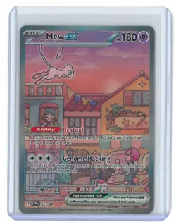 Pokemon TCG Scarlet & Violet Mew EX 2023 SVP 053 Black Star Promo Holo - Image 1