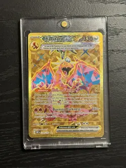 Charizard ex 228/197 Hyper Rare Pokemon SV03: Obsidian Flames Gold English NM - Image 1