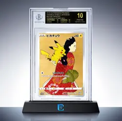 BGS 10 Black Label - Pikachu 227/S-P Stamp Promo Japanese Pokemon - Image 1