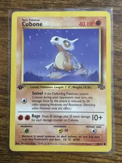 Pokemon TCG Cubone Jungle 1st Edition 50/64 SEE PHOTOS - Image 1