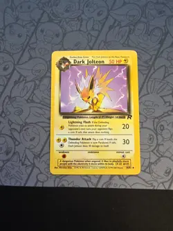 Pokemon: Dark Jolteon #38/82 Rare Team Rocket 2000 - LP - J66 - Image 1