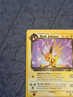 Pokemon: Dark Jolteon #38/82 Rare Team Rocket 2000 - LP - J66 - Image 3