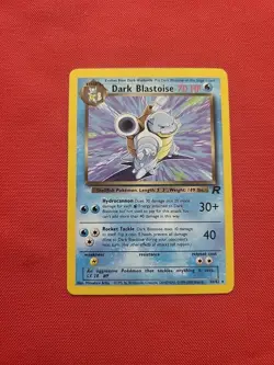 Pokemon: Dark Blastoise #20/82 Team Rocket Rare Non-holo - LP - C48 - Image 1