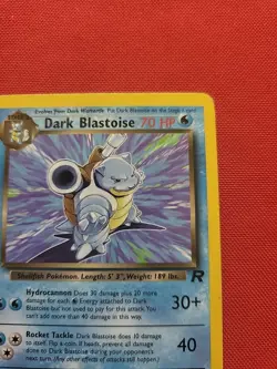 Pokemon: Dark Blastoise #20/82 Team Rocket Rare Non-holo - LP - C48 - Image 5