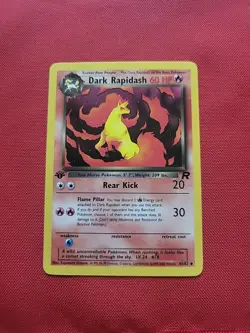Pokemon: Dark Rapidash 1st edition #44/82 Team Rocket 2000 WOTC - NM - I128 - Image 1