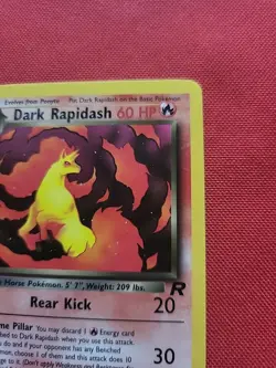 Pokemon: Dark Rapidash 1st edition #44/82 Team Rocket 2000 WOTC - NM - I128 - Image 5